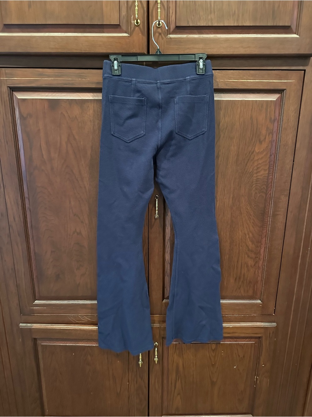 Navy flare leg leggings by offline by aerie sz L - Picture 5 of 6